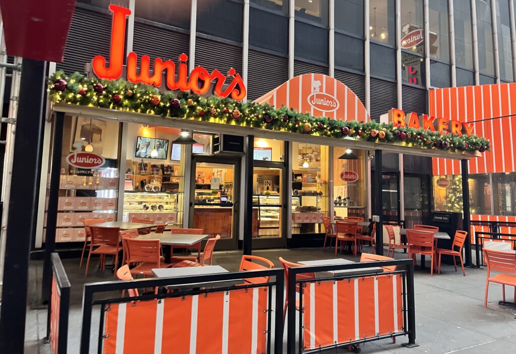 私がニューヨークで撮影したチーズケーキ店