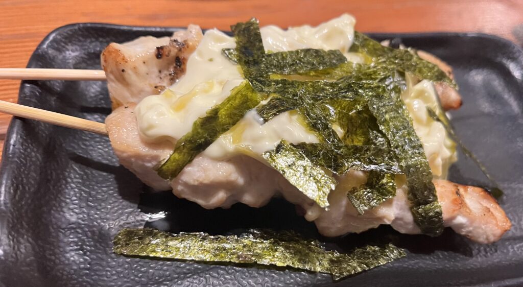 私が鳥貴族で撮影した期間限定焼き鳥