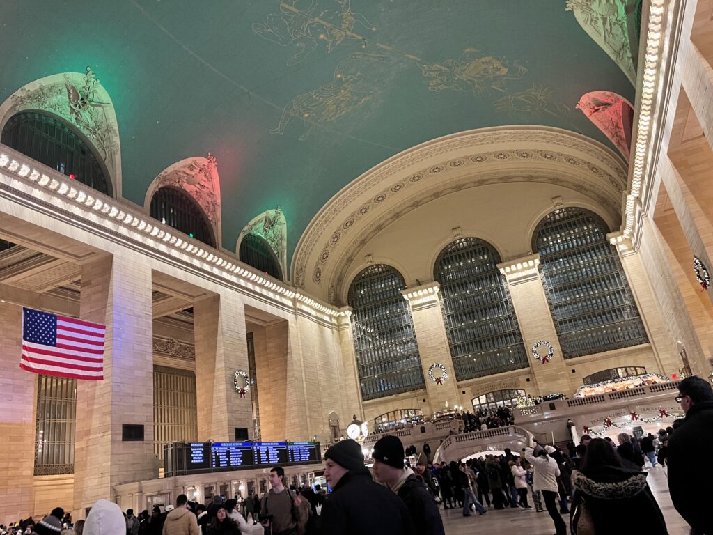 私がニューヨークで撮影したグランド・セントラル駅