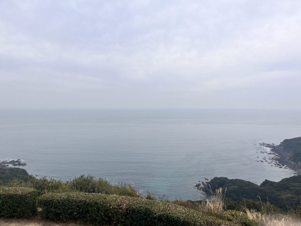 鳥羽展望台 海女のテラスから見た伊勢湾の海景色